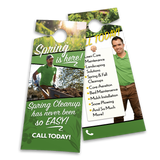 Spring Property Clean Up - Door Hanger Template