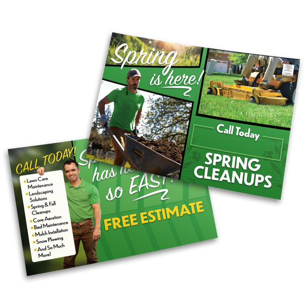 Spring Property Clean Up - Postcard Template