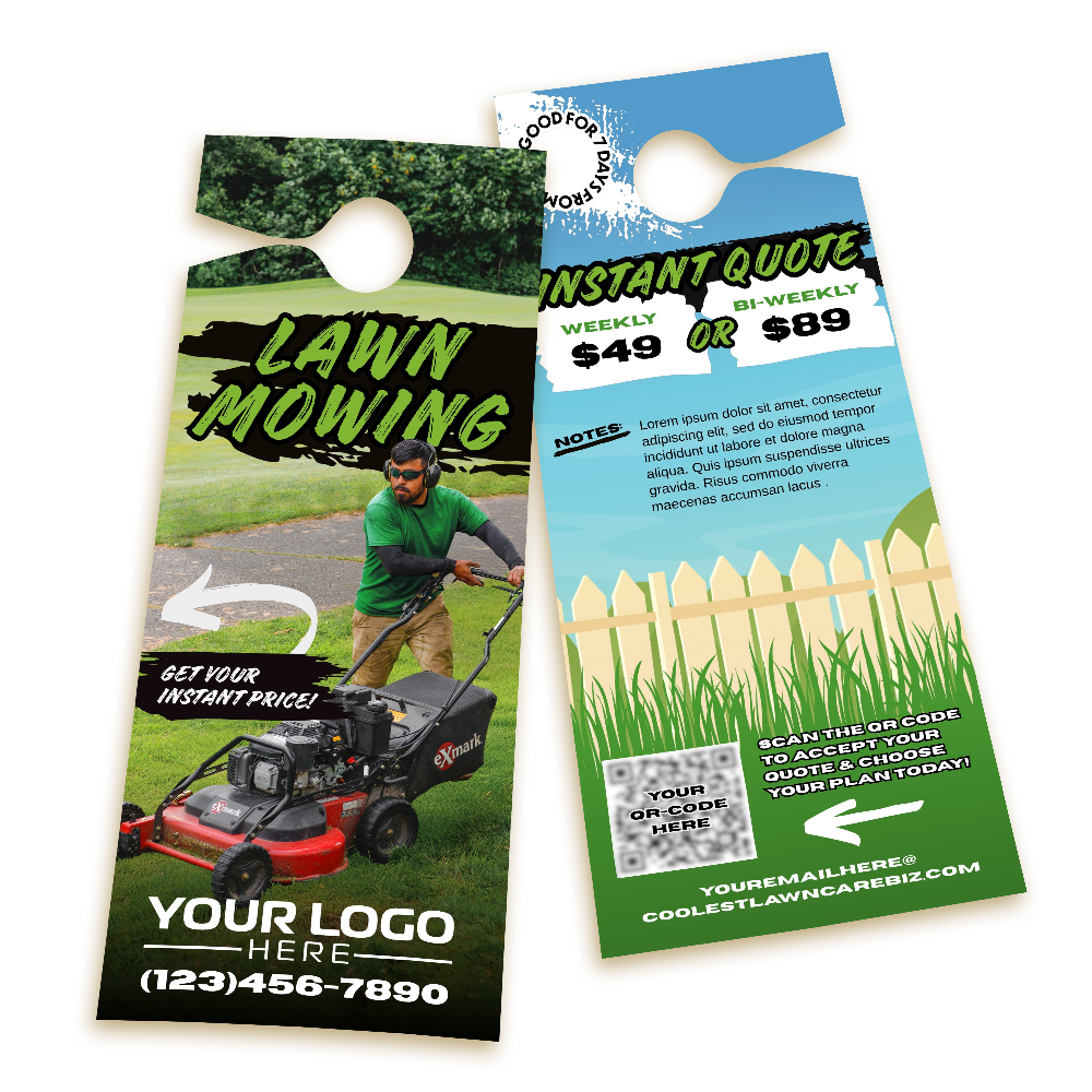 Spring Mowing Instant Quote 2 | Canva Template