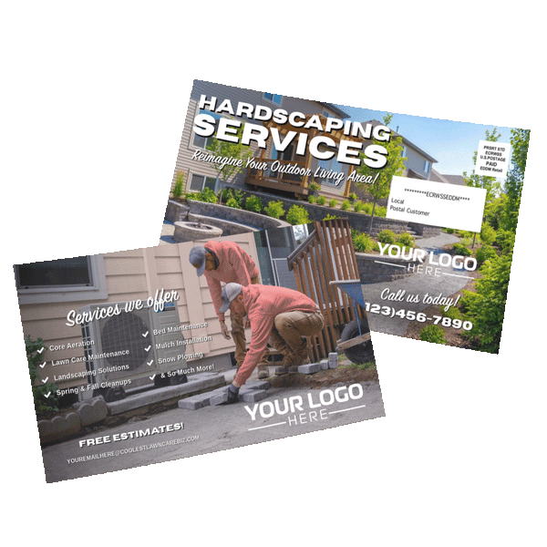 Hardscaping Services - Postcard Template