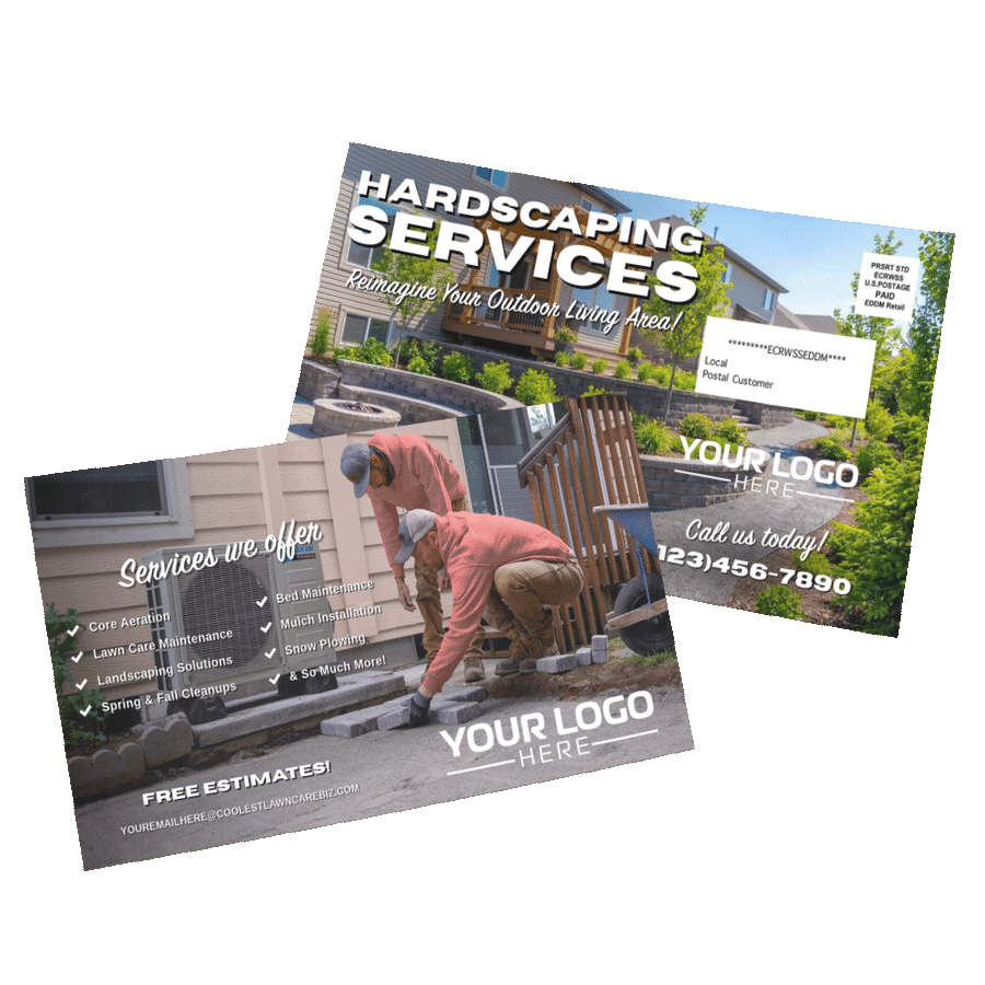 Hardscaping Services - Postcard Template
