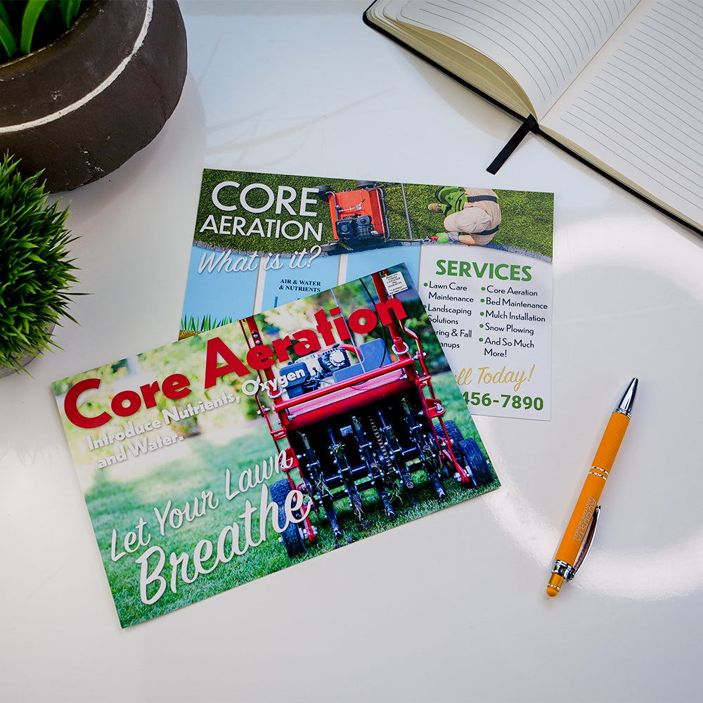 Core Aeration - Postcard Template