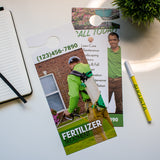 Fertilizer Treatment - Door Hanger Template