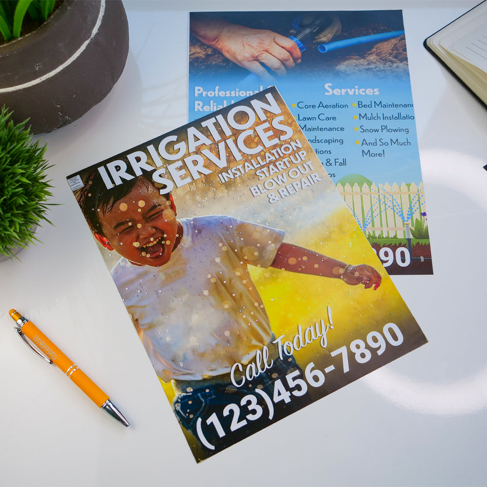 Irrigation Services - Flyer Template
