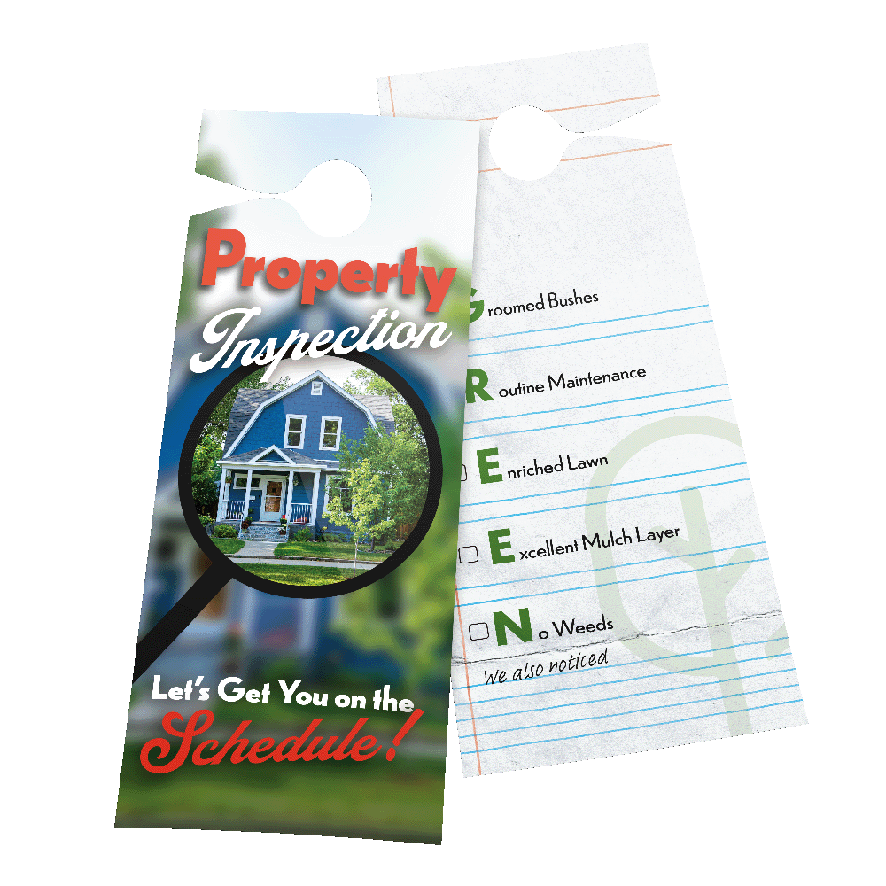 Property Inspection | Door Hanger