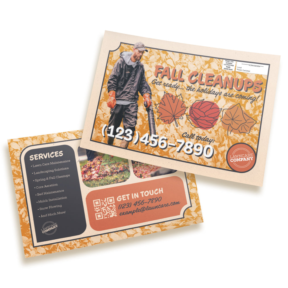 Lawn Care and Landscaping Postcard Templates – Lawn Care Media