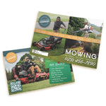 Mowing - Retro Postcard Template