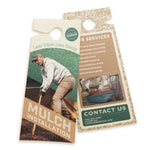 Mulch Installation - Retro Door Hanger Template