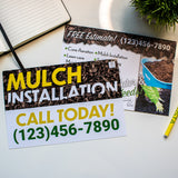 Mulch Installation Postcard Design Template