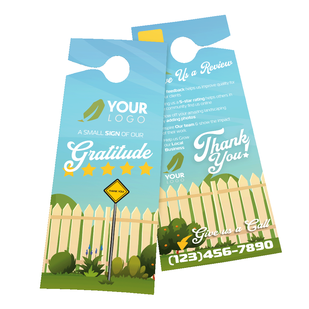 Ask for a Review | Door Hanger